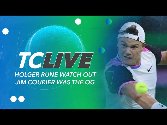 Holger Rune Watch Out - Jim Courier Was The OG | Tennis Channel Live