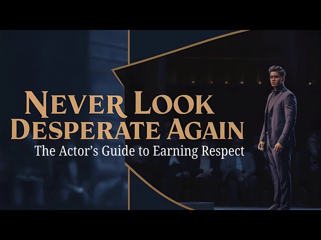 How to Command Respect Without Desperation! : The Actor's Blueprint