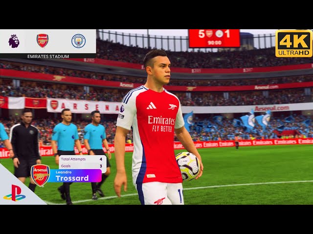 FC25 | Arsenal vs Manchester City | English Premier League | PS5 4K Gameplay