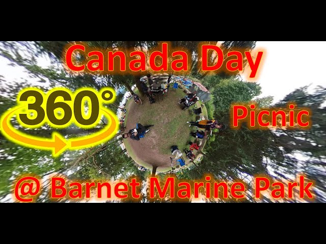 Canada Day Picnic - insta360 One X2 Feature: Move, swipe or click-drag screen to view in 360 degree