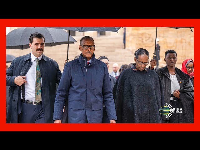 Türkiye: President Kagame and First Lady Jeannette Kagame visit the Anitkabir