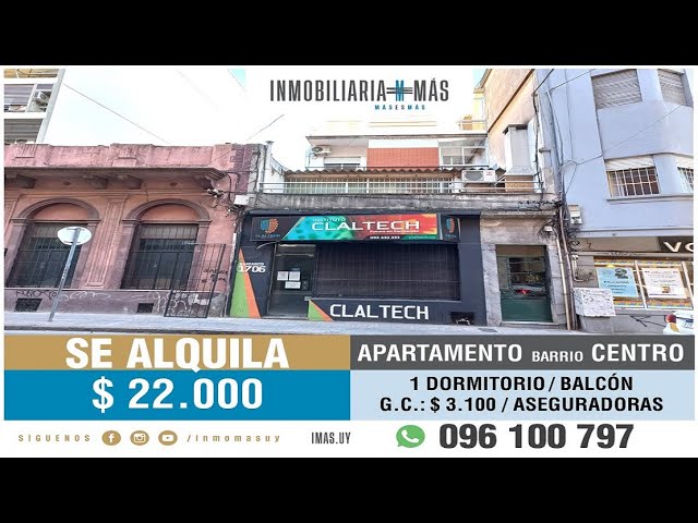 En Alquiler: Apartamento 1 Dormitorio | Centro