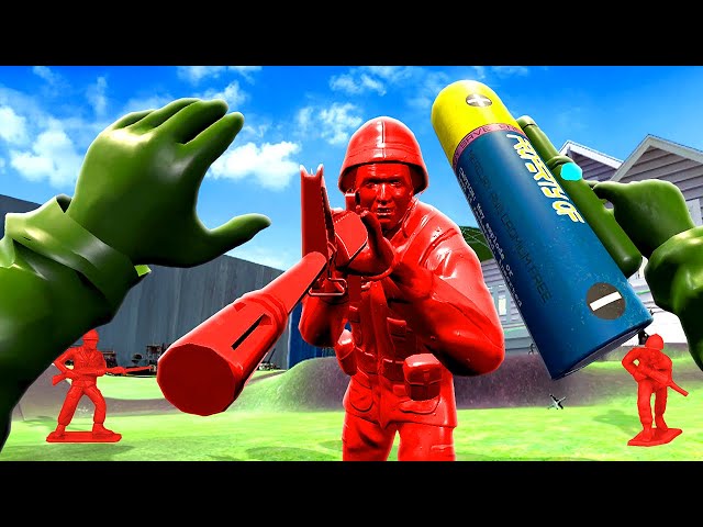 Finding the SECRET Red Toy Soldier - Plastic Battlegrounds VR