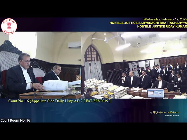 12 February 2025 | Court No. 16 | Live Streaming of the Court proceedings.