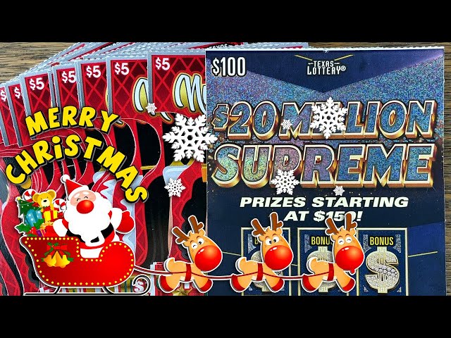 🎅 CHRISTMAS MAGIC ⫸ $100 TICKET! 🔴 Fixin To Scratch