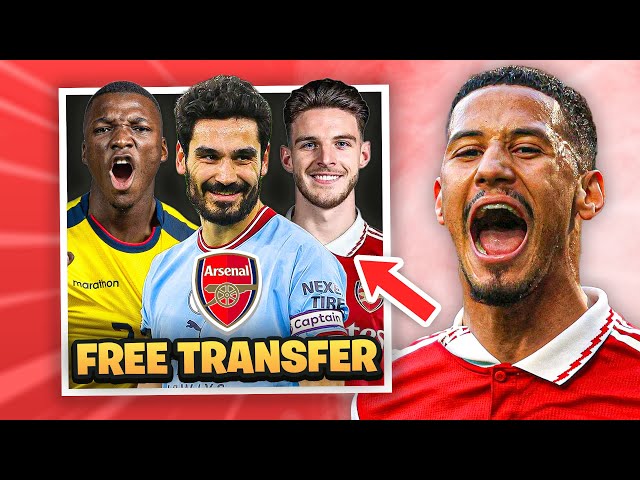 Arsenal SIGNING Premier League Midfielder For FREE? | William Saliba Injury Update!