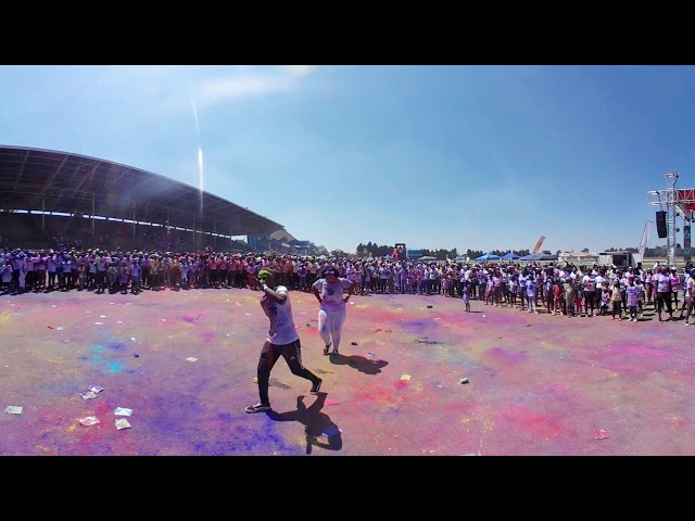 BlazerZW // 360 Video | 2018 Harare Colour Sprint 5k (ZUMBA Colour Throw)