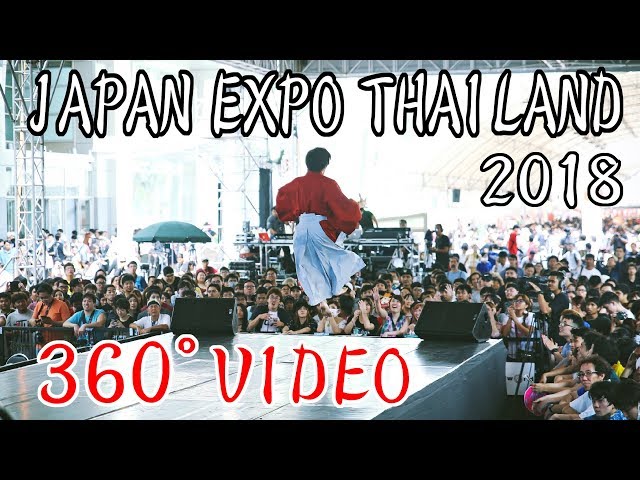 【360°Video】JAPAN EXPO THAILAND 2018 - Waratte ageru / Yuru