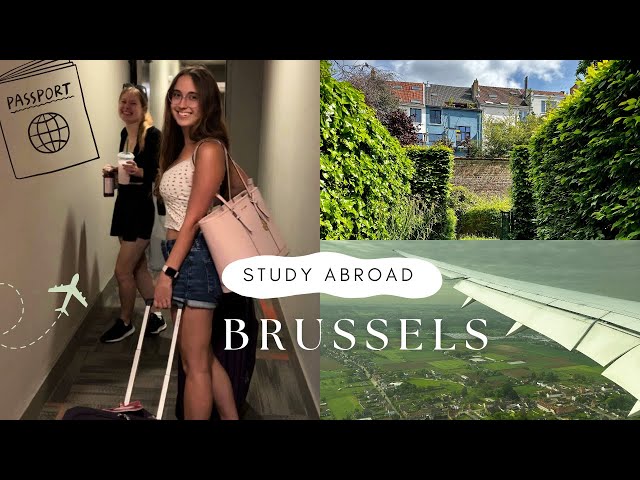 Moving to Brussels, Belgium // Study Abroad Vlog