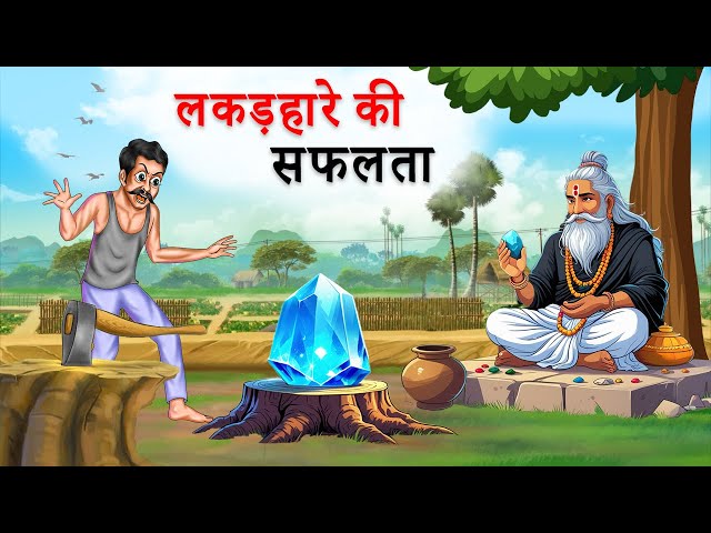 लकड़हारे की सफलता | LAKADHARE KI SAFALTA | MORAL STORY | HINDI KAHANIYA | STORIES | BEDTIME STORIES