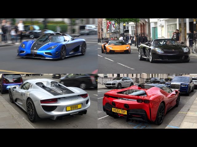 London Car Spotting | Koenigsegg One:1, CGT, 918 +More!