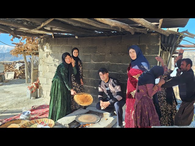 Zahra helping Fatima to prepare food