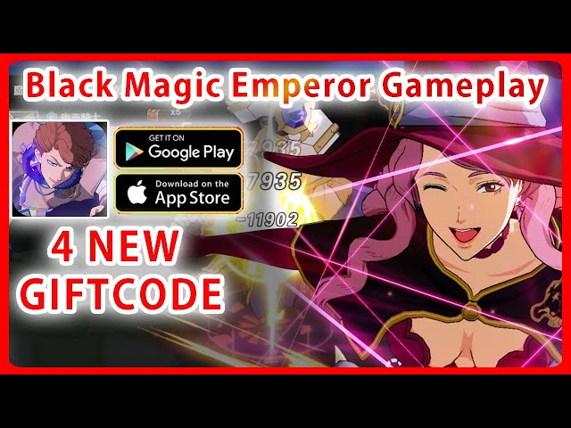 Black Magic Emperor Gameplay & How to redeem All 4 Giftcodes (RPG Black Clover M Game Android)