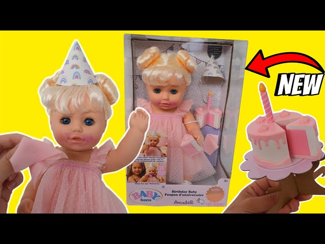 New Baby Born doll Annabell Birthday baby doll