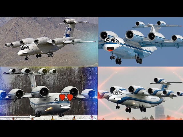 Doodles Airplanes - Doodles are flying and singing -  Airplane photoshop Funniest - Antonov An-72