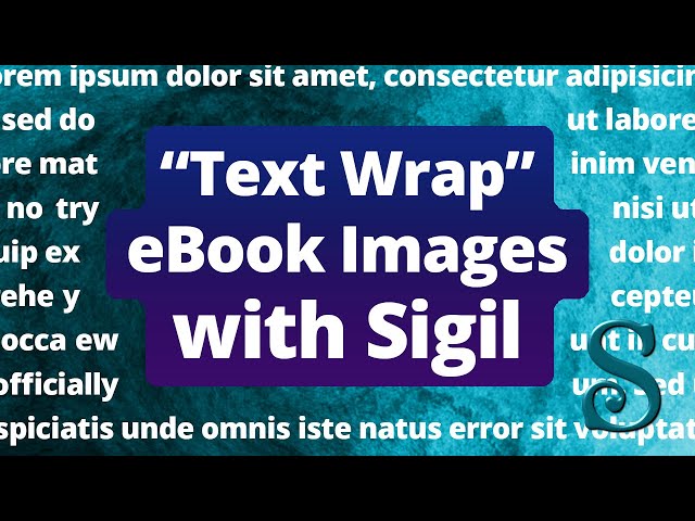 InDesign • "Text Wrap" eBook Images with Sigil