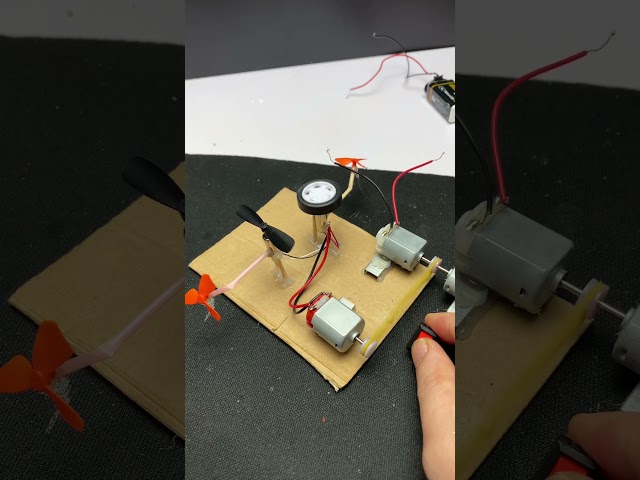 Dc motor to drone motor new power transfer project #dcmotor #tech #project #shorts #diy #science #dc