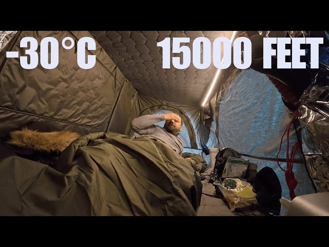 They Said It Was Impossible! Rooftop Camping in -30°C at 15,500 Feet At Komik | DCV Expeditions