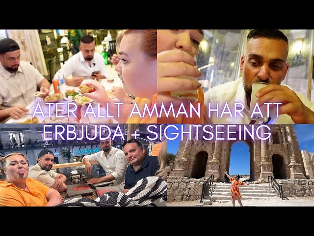 AMMAN BY NIGHT, hur mycket mat kan man äta? - Resevlogg #3 Jordanien 2023