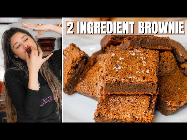 2 INGREDIENT ZERO CARB BROWNIES!