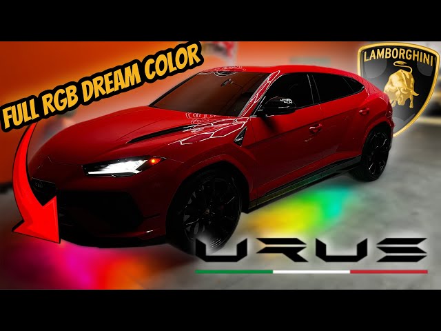 LAMBORGHINI URUS GOT THE BEST UNDER GLOW INSTALLED!!!