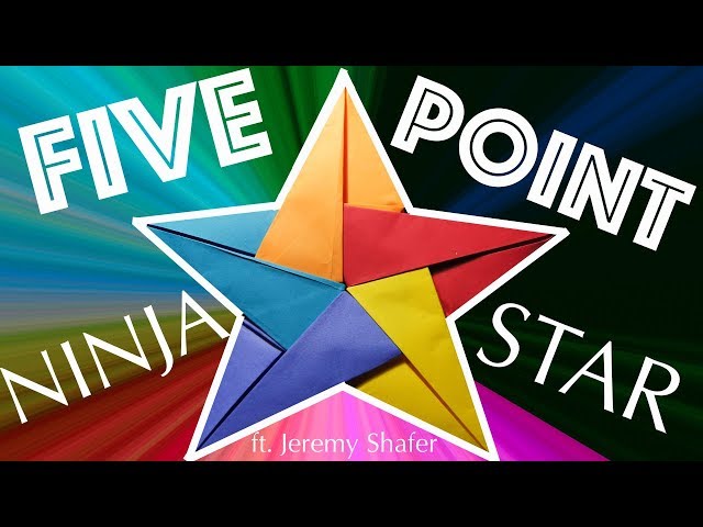 How to Make a 5-Point Ninja Star (ft. Jeremy Shafer)