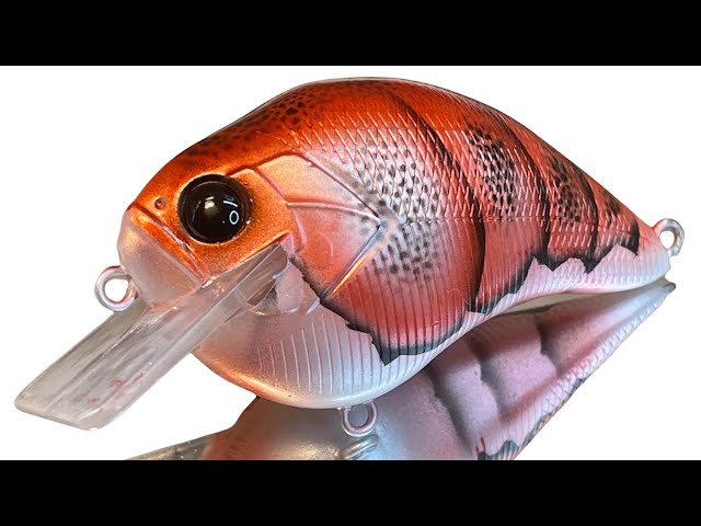 How to Paint a Magnum S-Crank from Alternative Lures in Red Craw