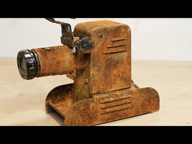 AMAZING restoration of a very old 1962 FILMOSCOPE.