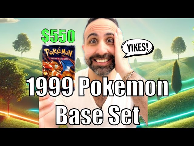 Opening a 1999 Pokemon Base Set Booster Pack in 2025