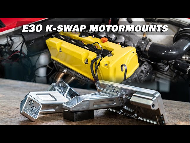 E30 Honda K-Swap Engine Mounts Overview!