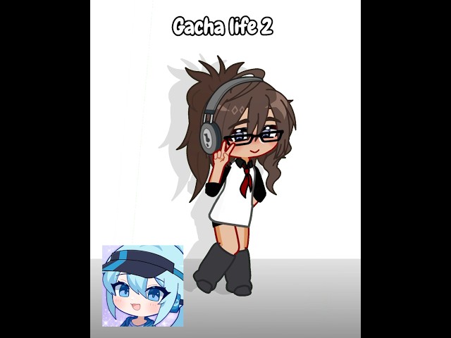 My oc in 4 different gacha games #tweening #gacha #gachalife2