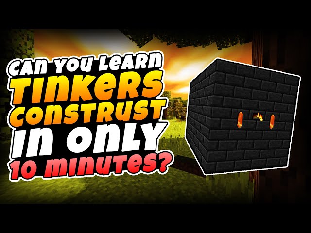 Basic Tutorial on Tinkers Construct 1.12.2 - In 10 Minutes!