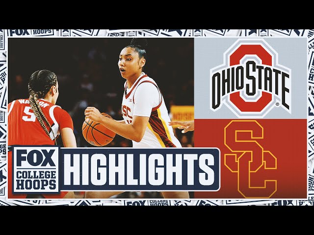 No. 8 Ohio State Buckeyes vs.  Juju Watkins, No. 9 USC Trojans Highlights | FOX College Hoops