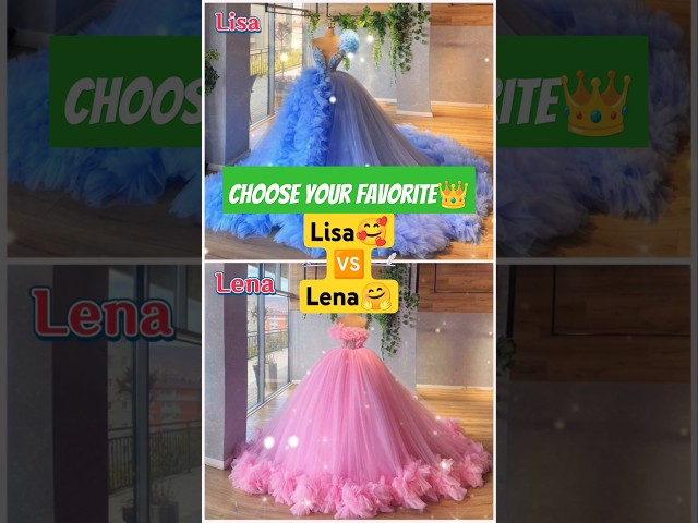 Choose Your Favorite 👑👗🎁 #shorts #tiktok #chooseyourgift #123go #lisaorlena #lisaandlena #fyp #video