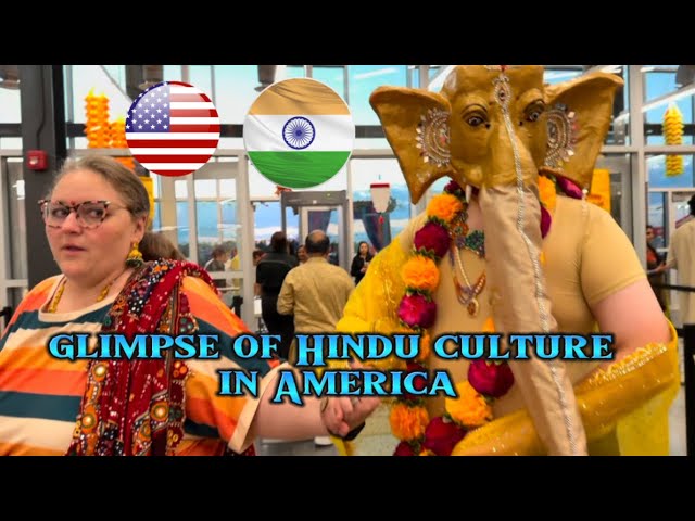 🚩अमेरिका में हिंदू संस्कृति की अद्भुत झाँकी🚩 #viralvideo #usa #hindu #hinduism #culture #facts