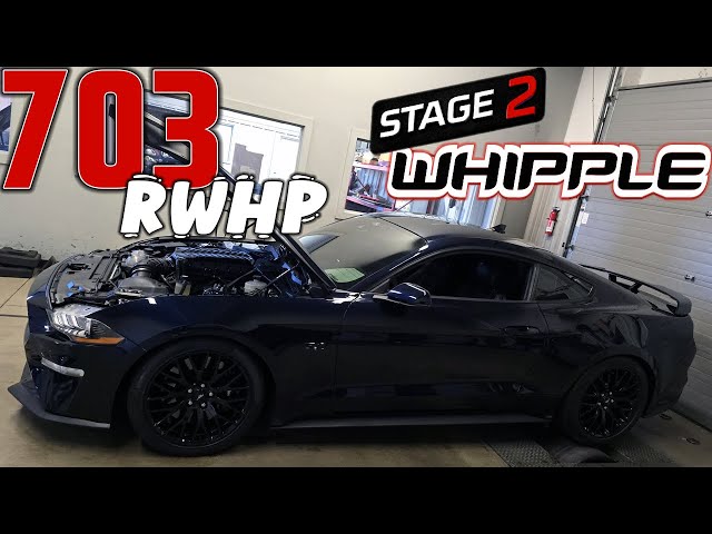 2021 Mustang GT Whipple Stage 2 (700+ RWHP DYNO) W/ Long Tubes at Brenspeed