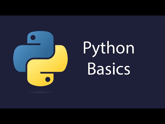 Python Lecture 1 - Basics (2023)