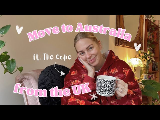 how to move to australia from the uk on a working holiday visa in 2024 🇦🇺🌴✈️ ft. The Oodie ✨