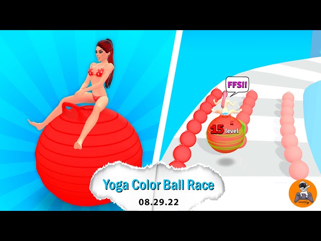 Yoga Color Ball Race 🧘‍♀️🧘‍♂️🎽 All Levels Gameplay iOS