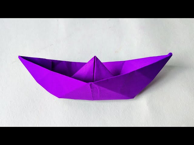 Diy origami boat || easy paper craft ideas.