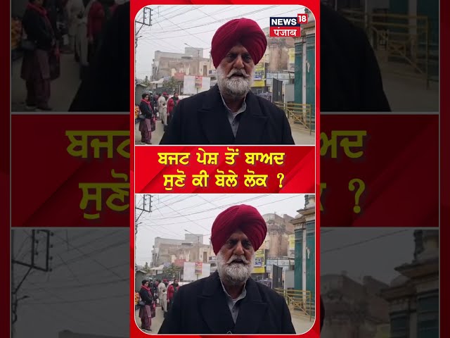 Faridkot News | ਬਜਟ ਪੇਸ਼ ਤੋਂ ਬਾਅਦ ਸੁਣੋ ਕੀ ਬੋਲੇ ਲੋਕ ? | Budget 2025 Reaction | #shorts | N18S