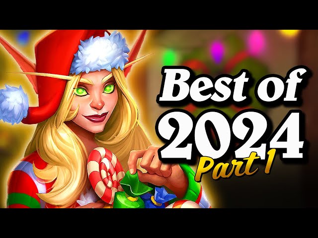 Funny And Lucky Moments - Hearthstone - Best of 2024 (Part 1)