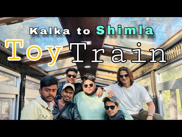 Kalka to Shimla toy train 🚉