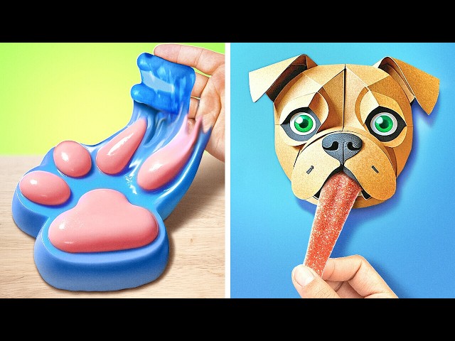 Giant Squishy Paw 🐱🐶 *Cute Crafts For Cat and Dog Lovers*