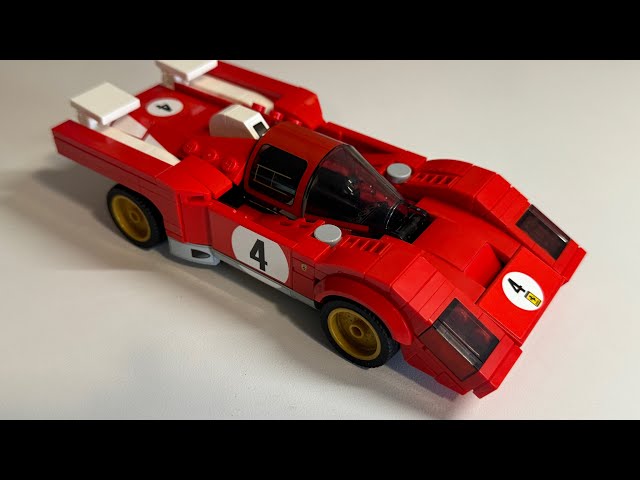 1970 Ferrari 512 M Lego Build - LEGO SPEED CHAMPIONS - Part 2 (Final)