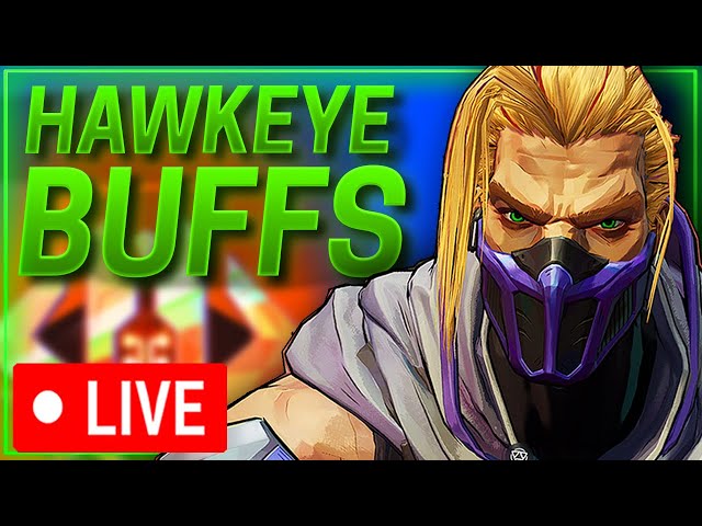 🔴LIVE🔴HAWKEYE BUFFED? EXPLOSIVE ARROWS GOOD? Lets check it out!