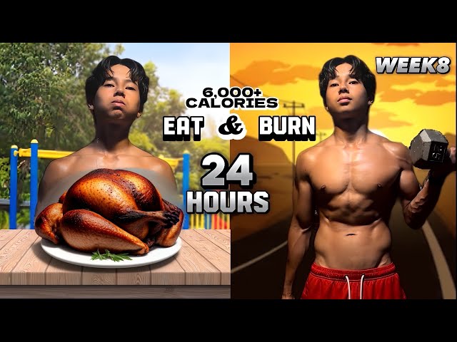 EAT & BURN 10lbs TURKEY for Vegan Day 🌱