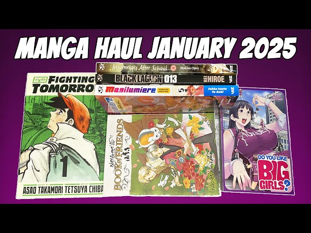 FIRST MANGA HAUL OF THE YEAR! | January 2025!