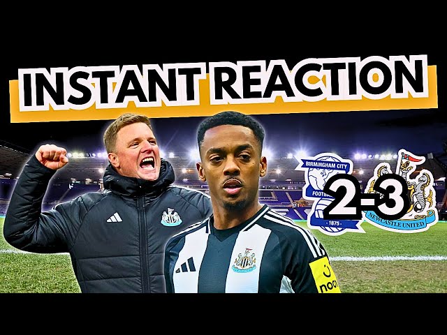 Newcastle United WIN the Battle of Birmingham to advance to the 5th Round of the FA Cup | TF Reacts