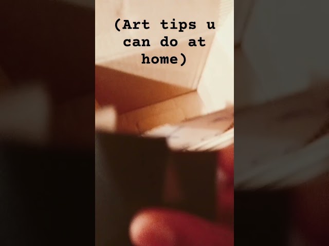 Try this at home #art tips#do at home#